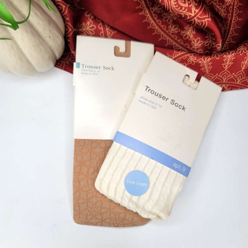 Apt. 9 Trouser Socks Shoe Size 4-10 NWT